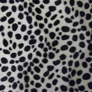 Faux Fur Pony Skin Velboa Fabric Material DALMATIAN
