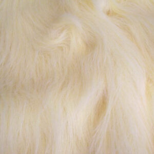 LONG Pile Fun Faux Fur Fabric Material - TOFFEE CREAM