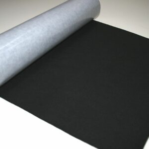 Self Adhesive Felt Baize Fabric Mini Rolls - BLACK