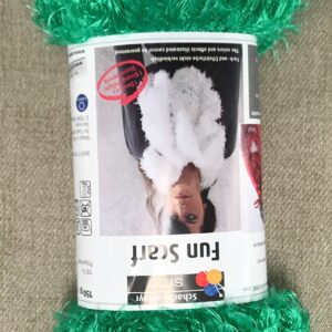 Schachenmay SMC Fun Scarf/Boa Wool / Knitting Yarn 150g Green 0070