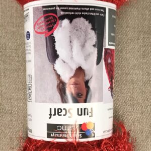 Schachenmay SMC Fun Scarf/Boa Wool / Knitting Yarn 150g Red 0030