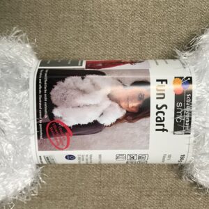 Schachenmay SMC Fun Scarf/Boa Wool / Knitting Yarn 150g White 0001
