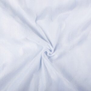 Faux Fur Pony Skin Velboa Fabric Material - OPTICAL WHITE