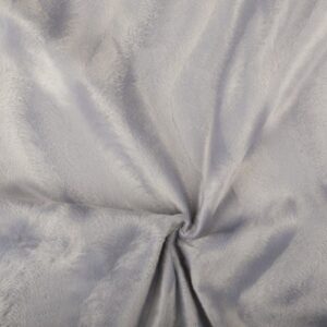 Faux Fur Pony Skin Velboa Fabric Material - SILVER