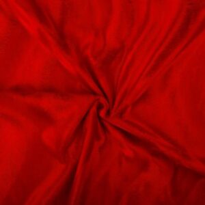 Faux Fur Pony Skin Velboa Fabric Material - RED