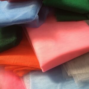 Assorted DRESS NET Tulle Fabric Material End Of Roll Offcuts Remnants