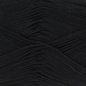 King Cole GIZA Cotton 4ply Yarn Wool 50g 2201 BLACK