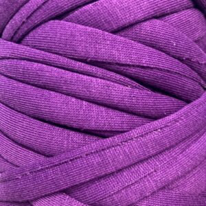Medium T-Shirt Recycled Jersey Knitting Crochet Rug Yarn Purple