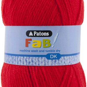 PATONS FAB Double Knitting Wool Yarn 25g - 2323 Red