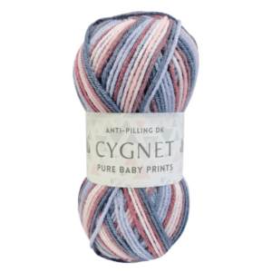 Cygnet PURE BABY PRINTS DK Wool Yarn 100g 1849 Lavender Blush