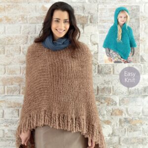 Sirdar Knitting Pattern - TOUCH, Ponchos 7807