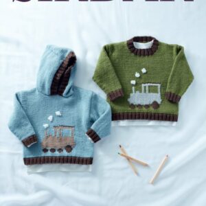 Sirdar Knitting Pattern - Snuggly DK, Round Neck and Hooded Sweater 5290