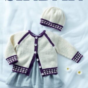 Sirdar Knitting Pattern - Snuggly DK, Baby Girl's Cardigan and Hat 5288