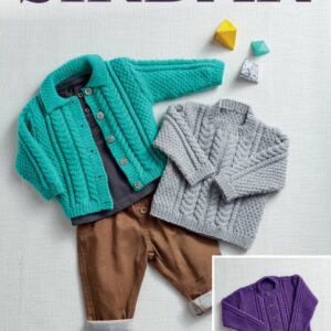 Sirdar Knitting Pattern - Snuggly DK, Boys Girls Cardigans and Sweaters 4943