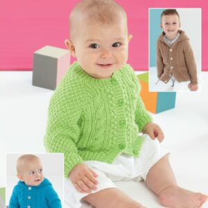 Sirdar Knitting Pattern - Snuggly DK, Jackets 4876