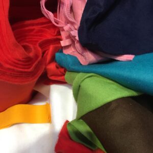 Assorted FELT Baize Fabric Waste Offcuts
