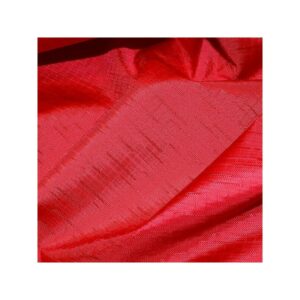 Heavy Bamboo Ripstop Waterproof Fabric Material RED