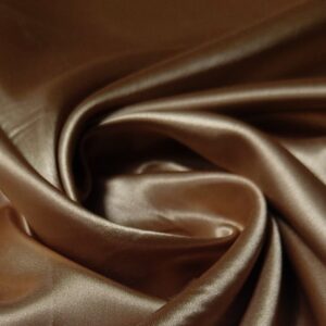 Polyester Liquid Satin Fabric Material CAMEL