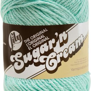 Lily Sugar 'n Cream Aran Knitting Wool Yarn 70.9g - 1132 Beach Glass