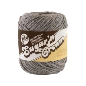 Lily Sugar 'n Cream Aran Knitting Wool Yarn 70.9g - 1042 Overcast