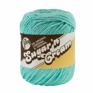Lily Sugar 'n Cream Aran Knitting Wool Yarn 70.9g - 1201 Seabreeze