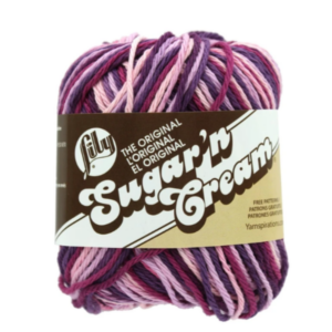 Lily Sugar 'n Cream Ombre Knitting Wool Yarn 56.7g - 2761 Garden Party Ombre