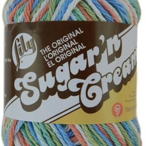 Lily Sugar 'n Cream Ombre Knitting Wool Yarn 56.7g - 2758 Stoneware Ombre