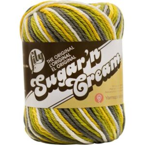 Lily Sugar 'n Cream Ombre Knitting Wool Yarn 56.7g - 2749 Sunrise Ombre