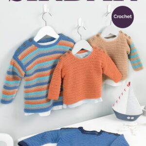 Sirdar Crochet Pattern - Snuggly DK, Sweaters 5202