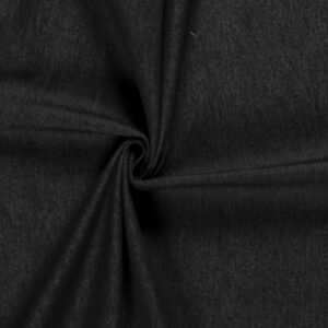 Luxury DENIM Jeans Twill Fabric Material - BLACK