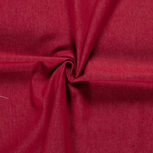 Luxury DENIM Jeans Twill Fabric Material - RED