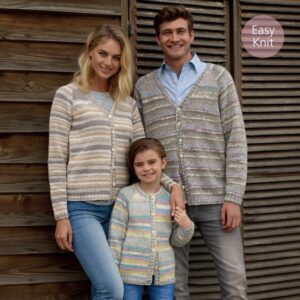 Sirdar Knitting Pattern - Crofter DK, Family Cardigans 7835