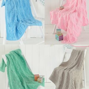 Sirdar Knitting Pattern - Hayfield Baby Chunky, Blankets 4764