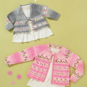 Sirdar Knitting Pattern - Hayfield Baby Blossom DK, Baby Girls and Girls Top 4842