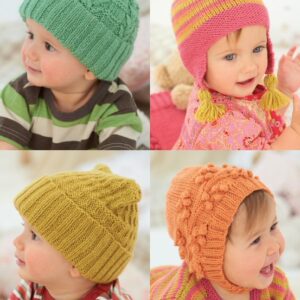 Sirdar Knitting Pattern - Snuggly DK, Babys and Childs Hats 1242