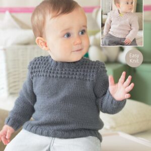 Sirdar Knitting Pattern - Snuggly DK, Sweaters 1310