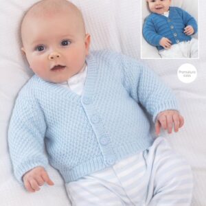 Sirdar Knitting Pattern - Snuggly 4 PLY, Cardigans 1373