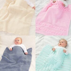 Sirdar Crochet Pattern - Snuggly DK, Blankets 1362