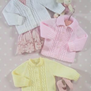 Sirdar Knitting Pattern - Snuggly 4 Ply, Cardigans 1750