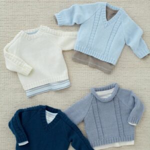 Sirdar Knitting Pattern - Snuggly 4 Ply, Sweaters 4810