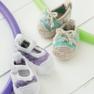 Sirdar Knitting Pattern - Snuggly Baby Crofter DK, Shoes 4870
