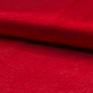 CRYSTAL ORGANZA Voile Fabric Material - RED