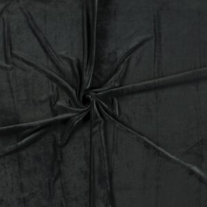 Luxury Stretchy SOFT Velvet Velour Fabric Material - DARK GREEN