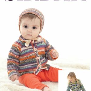 Sirdar Knitting Pattern - Snuggly Baby Crofter DK, Cardigans and Bonnet 5154