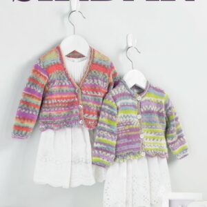 Sirdar Knitting Pattern - Snuggly Baby Crofter DK, Baby Girl's Cadigan 5213