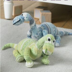 Sirdar Knitting Pattern - Snuggly Baby Crofter DK, Dinosaur 5215