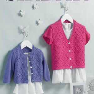 Sirdar Knitting Pattern - Snuggly Baby Crofter DK, Baby Girl's Cardigan 5216