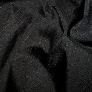 Heavy Bamboo Ripstop Waterproof Fabric Material BLACK