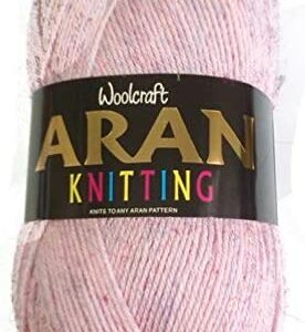 Woolcraft Aran Knitting Yarn 400g With Wool 902 Berry