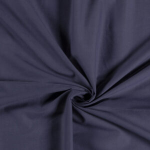 Plain 100% Cotton Voile Fabric Material - STEEL BLUE